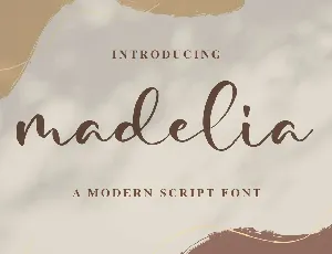 Madelia font