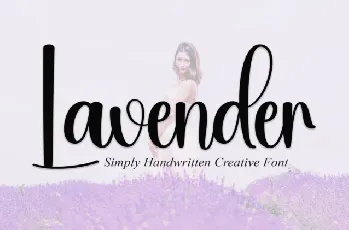 Lavender Script Typeface font