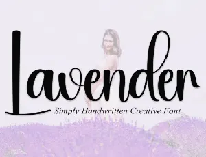 Lavender Script Typeface font