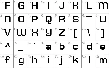 Typo Square font