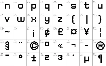 Typo Square font