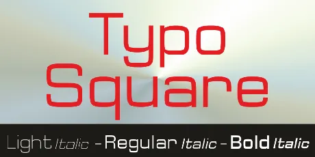 Typo Square font