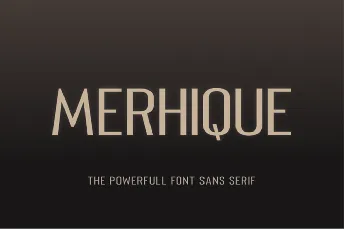 Merhique font