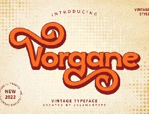 Vorgane font