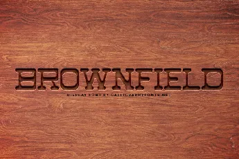 Brownfield font