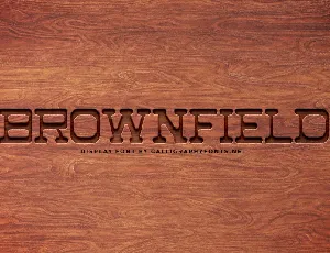 Brownfield font