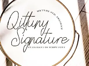 Qittuny Handwritten font