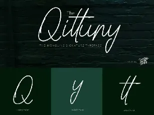 Qittuny Handwritten font