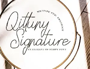 Qittuny Handwritten font