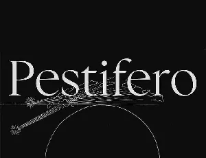 Pestifero font