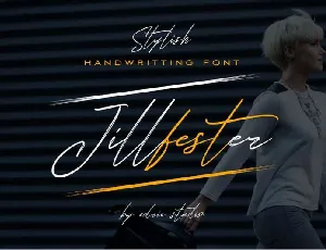 Jillfester Brush font