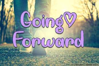 Going Forward font