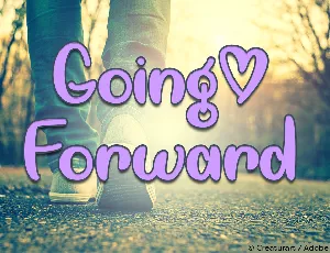 Going Forward font