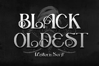 Black Oldest - Personal use font