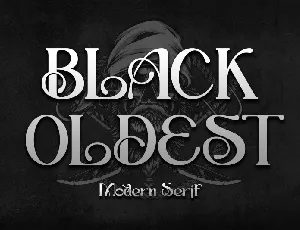 Black Oldest - Personal use font