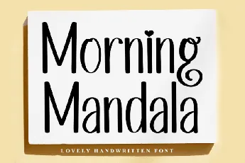 Morning Mandala font