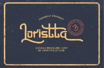 Loristta Script font