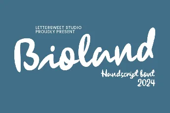 Bioland font