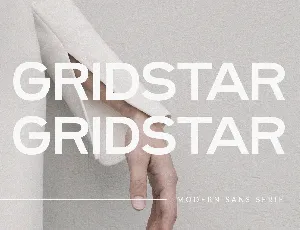 Gridstar font