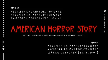 American Horror Story font