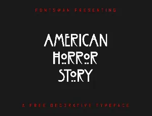 American Horror Story font