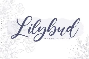 Lilybud Handwritten font