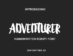 Adventurer font