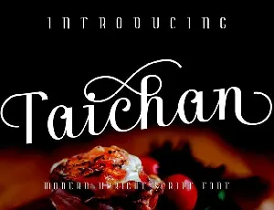 Taichan Script font