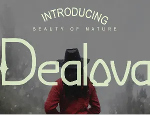 Dealova font