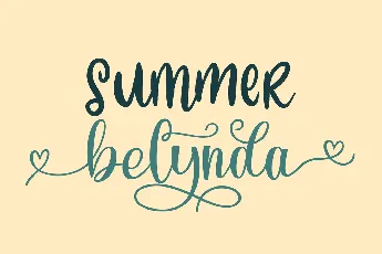 Summer Belynda font