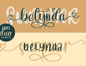 Summer Belynda font