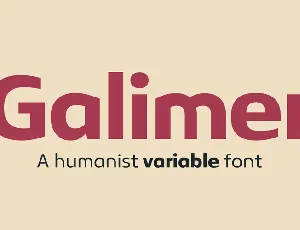 Galimer font