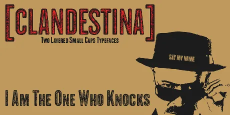 CLANDESTINA font