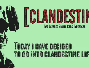 CLANDESTINA font