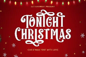 Tonight Christmas font