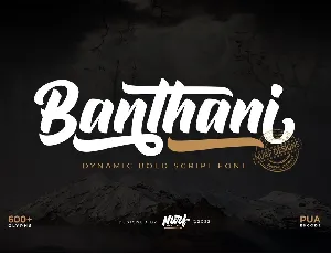 Banthani font