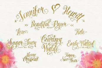 Pretty Script font