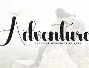 Adventure Script Typeface font