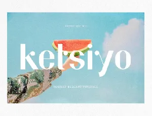 Ketsiyo font