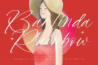 Barlinda Rainbow font