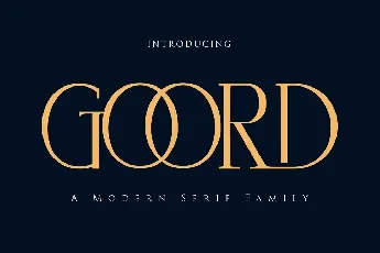 Goord Modern Serif font