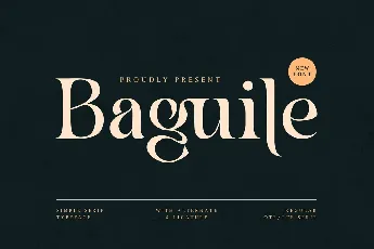 Baguile font