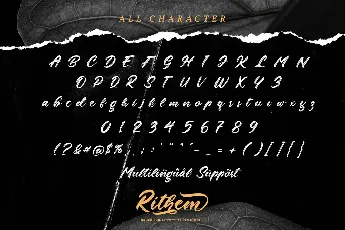 Rithem font