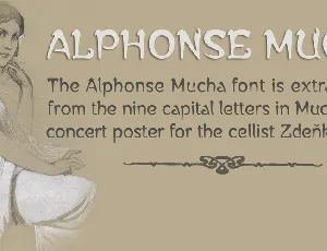 Alphonse Mucha font