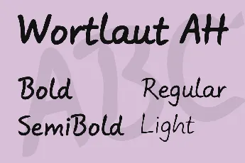 Wortlaut AH font