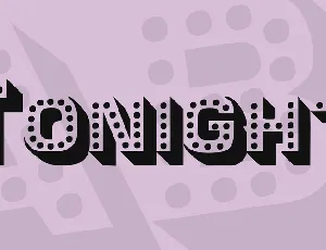 Tonight font