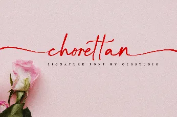 Chorettan font