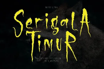 Serigala Timur font