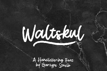 Waltskul Script font