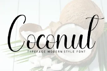 Coconut Script font